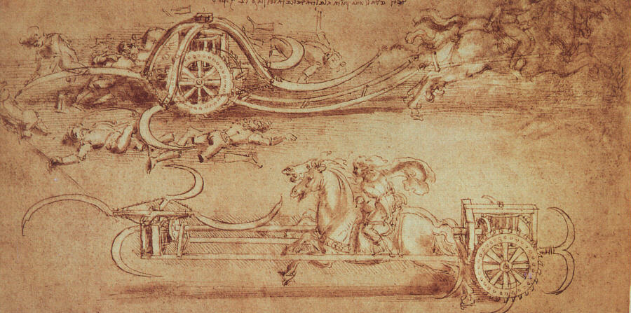 Scythed chariot by da Vinci